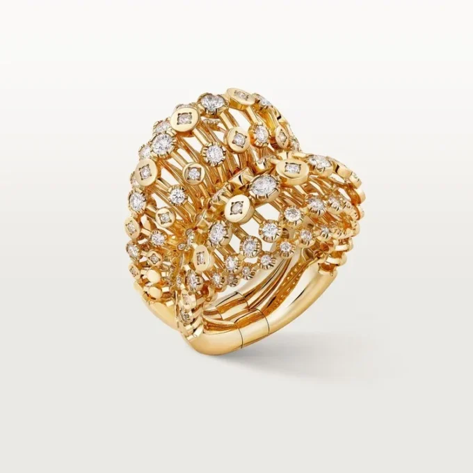 Cartier Libre Polymorph Ring, verwandelbar, Diamanten