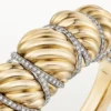 Cartier Libre Tressage Armband, Diamanten