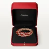 Cartier Libre Tressage Armband, Koralle