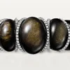 Cartier Libre Tressage Armband, Obsidian, Diamanten