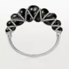 Cartier Libre Tressage Armband, Obsidian, Diamanten