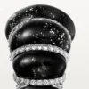 Cartier Libre Tressage Ring, Metaquartzit, Diamanten