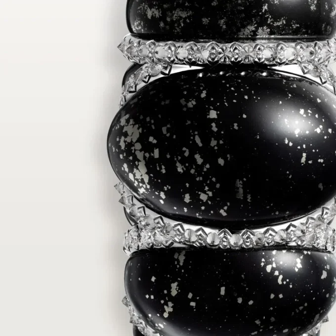 Cartier Libre Tressage Ring, Metaquartzit, Diamanten