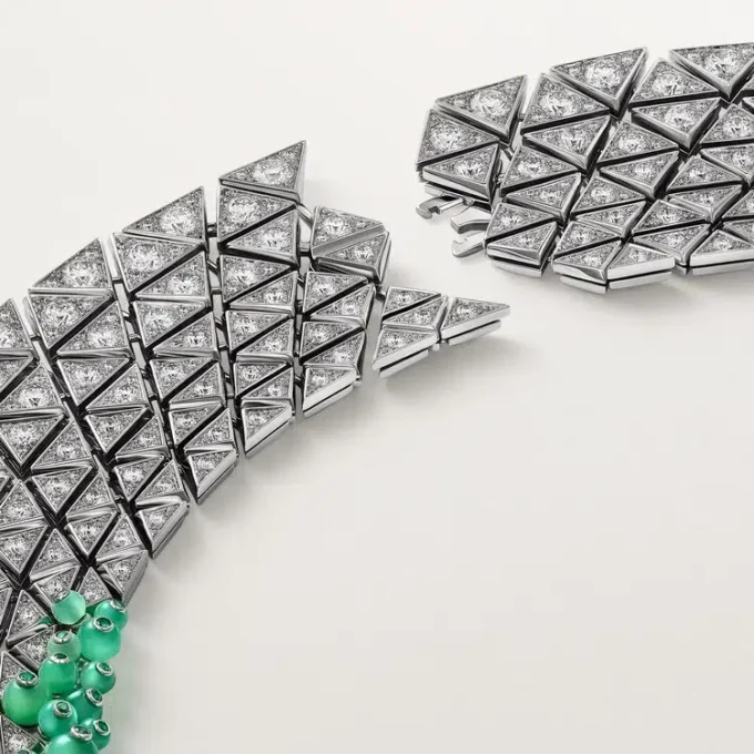 Cartier Libre Tuttitutti Halskette, Chrysopras
