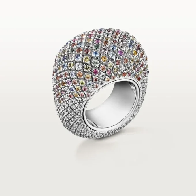Cartier Libre Tuttitutti Ring, Umba-Saphire, Diamanten