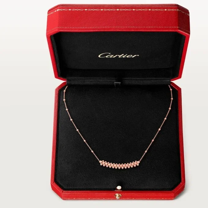 Clash de Cartier Anhänger-Halskette – Roségold, klein | Cartier US