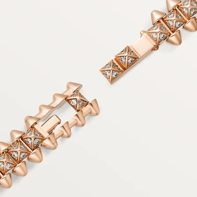 Clash de Cartier Armband, flexibel, kleines Modell, pavé