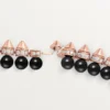 Clash de Cartier Armband, flexibel, Onyx, extragroßes Modell, Diamanten