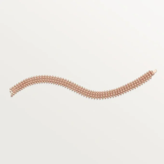 Clash de Cartier Armband, flexibel, zweireihig, pavé-besetzt