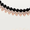 Clash de Cartier Halskette, flexibel, Onyx, extragroßes Modell, Diamanten