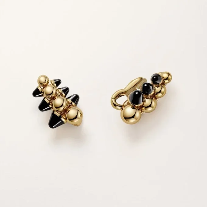 Clash de Cartier Ohrringe, extragroßes Modell, Onyx, Multiwear