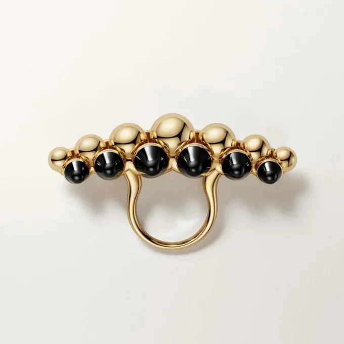 Clash de Cartier Ring, Extra-Large-Modell, Onyx