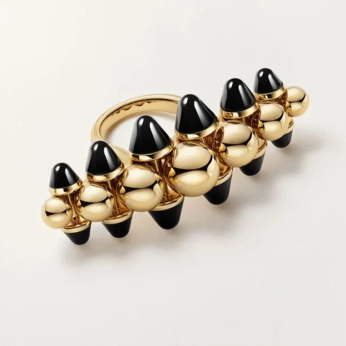 Clash de Cartier Ring, Extra-Large-Modell, Onyx