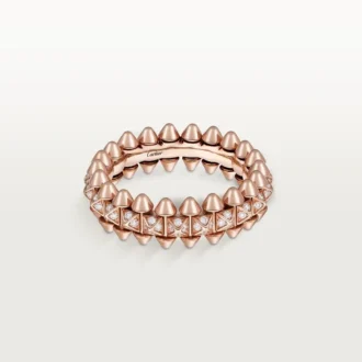 Clash de Cartier Ring, kleines Modell, mit Pavé-Besatz