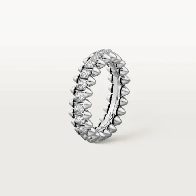 Clash de Cartier Ring, kleines Modell, mit Pavé-Besatz
