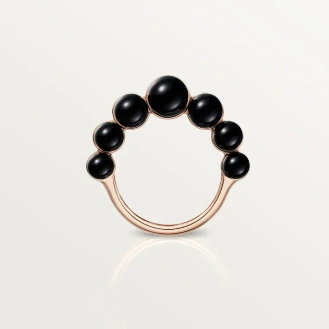 Clash de Cartier Ring, Onyx, extragroßes Modell, Diamanten