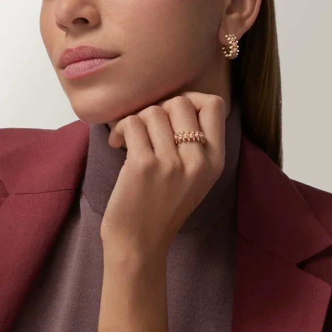 Clash de Cartier Ring, rosa Chalcedon
