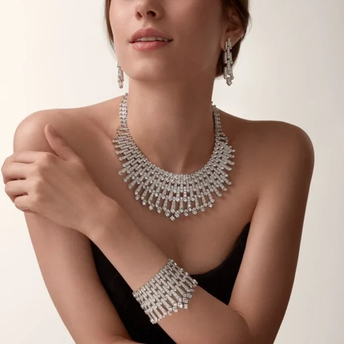 Diamant-Kollektion Halskette, Diamanten