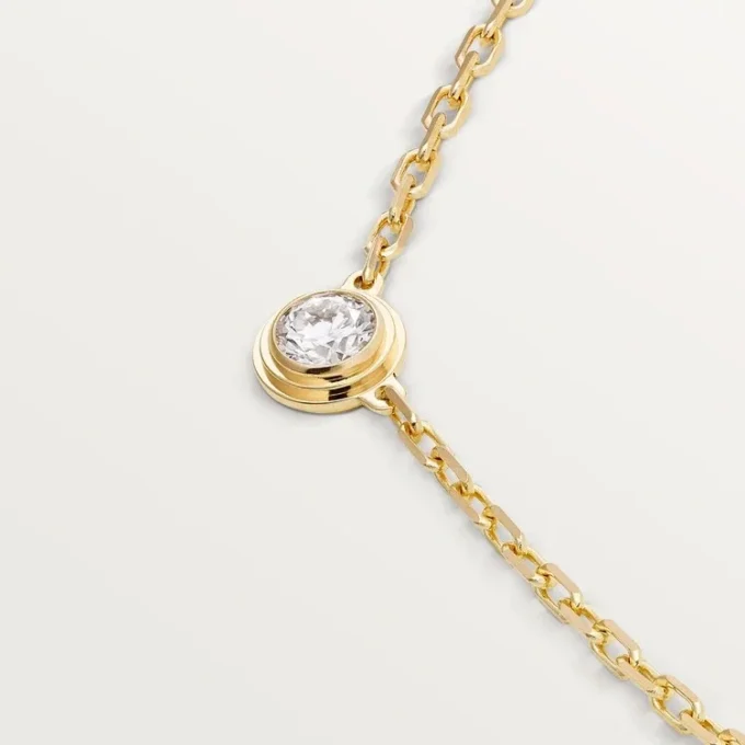 Diamants Legers Halskette, S – Gelbgold, Diamant – Cartier