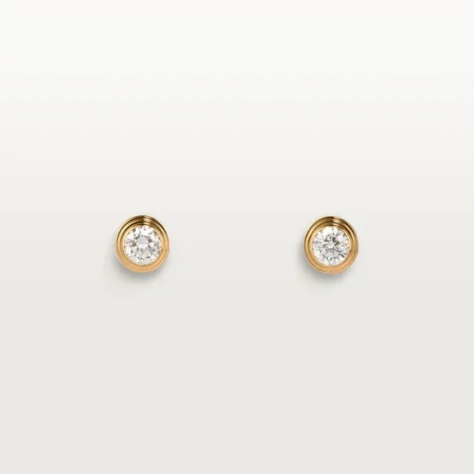 Diamants Legers Ohrringe, mm – Gelbgold, Diamanten – Cartier