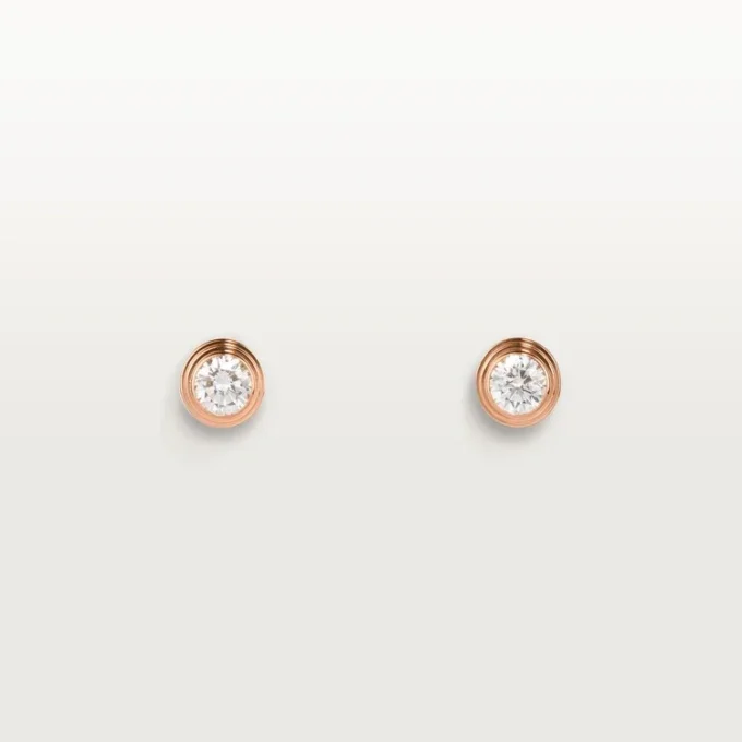 Diamants Legers Ohrringe, mm – Roségold, Diamanten – Cartier