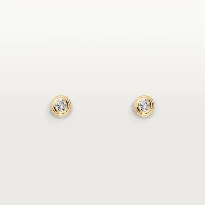 Diamants Legers Ohrringe XS – Gelbgold, Diamanten – Cartier