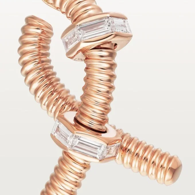 Ecrou de Cartier Linker Ohrring – Roségold, Diamanten – Cartier