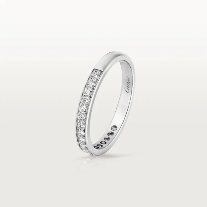 Ehering 1895 – Platin, Diamanten – Cartier