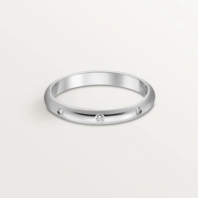 Ehering 1895 – Platin, Diamanten – Cartier