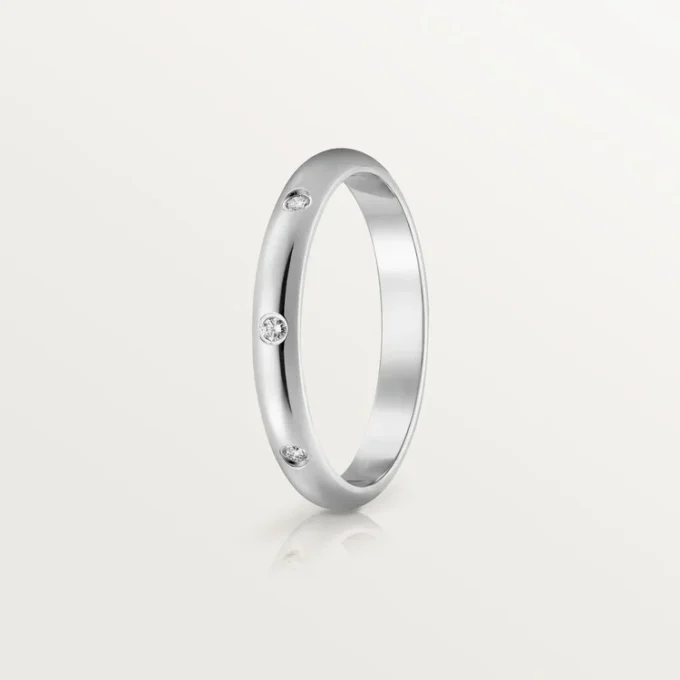 Ehering 1895 – Platin, Diamanten – Cartier