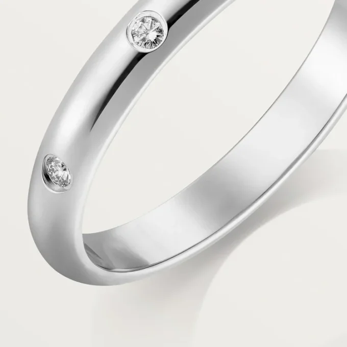 Ehering 1895 – Platin, Diamanten – Cartier