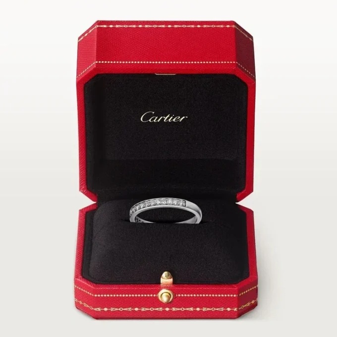 Ehering 1895 – Platin, Diamanten – Cartier