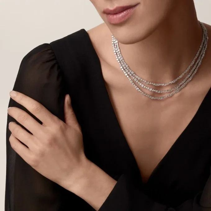 Essential Lines Halskette – Weißgold, Diamanten – Cartier