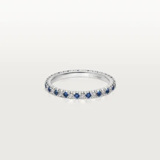 Etincelle de Cartier Ehering – Platin, Saphire, Diamanten – Cartier