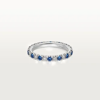 Etincelle de Cartier Ehering – Platin, Saphire, Diamanten – Cartier