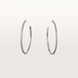 Etincelle de Cartier Ohrringe, großes Modell – Weißgold, Diamanten – Cartier