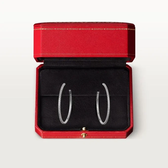 Etincelle de Cartier Ohrringe, großes Modell – Weißgold, Diamanten – Cartier