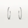Etincelle de Cartier Ohrringe, mittleres Modell – Weißgold, Diamanten – Cartier