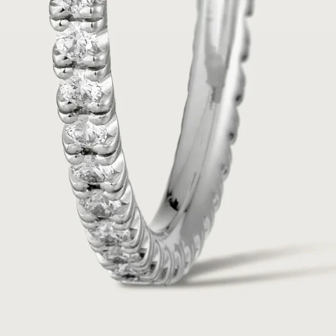 Etincelle de Cartier Ohrringe, mittleres Modell – Weißgold, Diamanten – Cartier