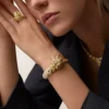 Faune Et Flore Cartier Armband, gelbe, orangefarbene und braune Diamanten, pavé-gefasst