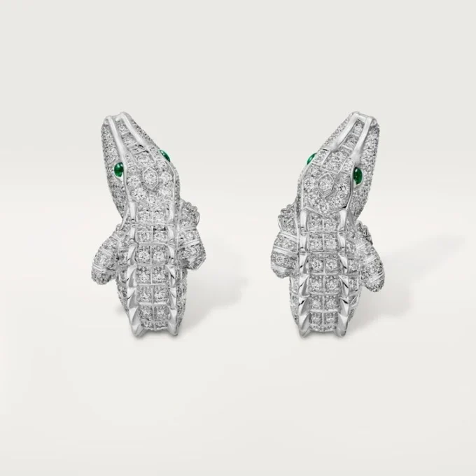 Faune Et Flore Cartier Ohrringe, pavé-gefasst