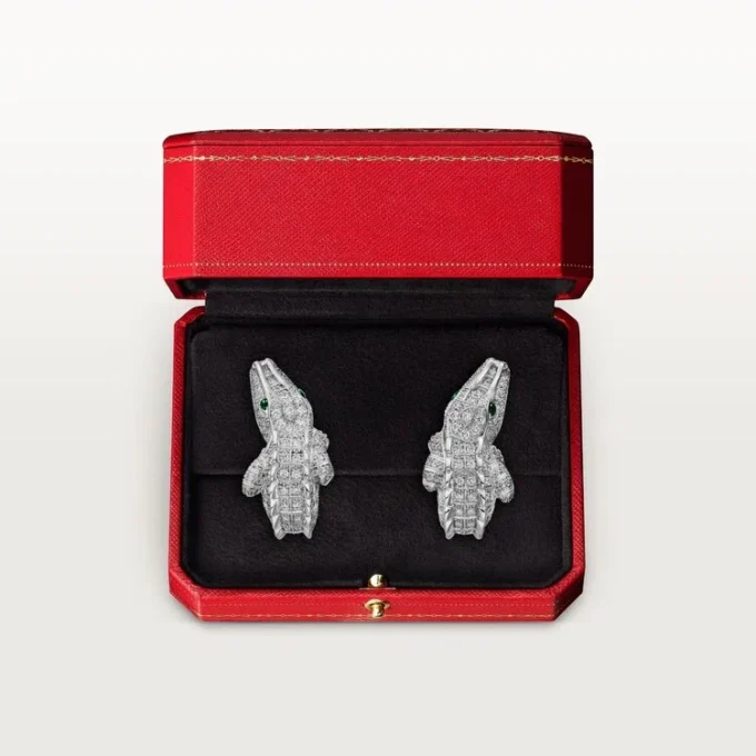 Faune Et Flore Cartier Ohrringe, pavé-gefasst