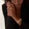 Grain De Cafe Armband, Diamanten