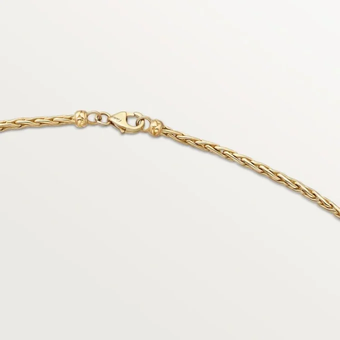 Grain De Cafe Lange Halskette, Diamanten