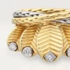 Grain De Cafe Ring, Diamanten