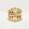 Grain De Cafe Ring, Diamanten