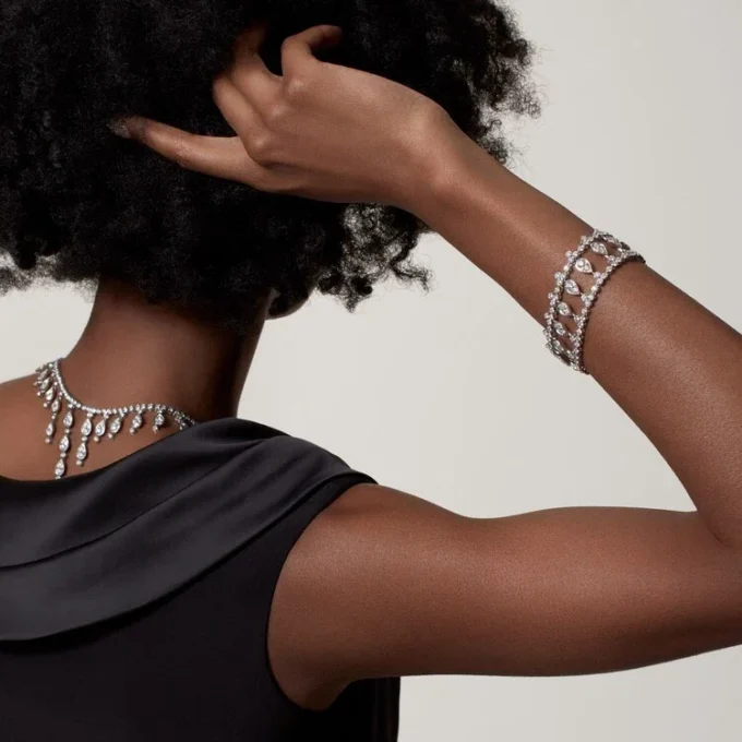 Halskette „Pluie De Cartier“, Diamanten