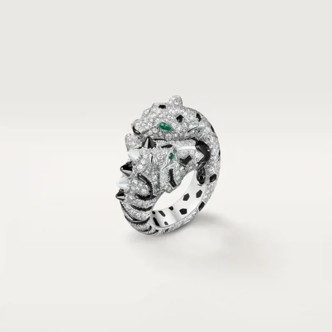Indomptables De Cartier Ring, pavé