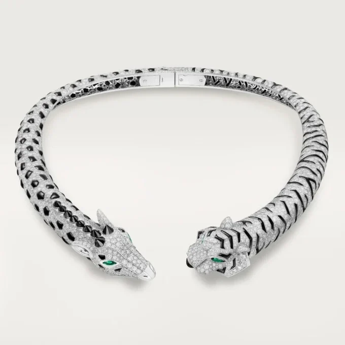 Indomptables De Cartier Torque-Halskette, pavé-besetzt