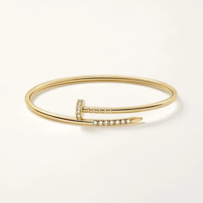 Juste un Clou Armband, kleines Modell, rückseitig gefasste Diamanten